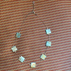 Elegant Blue and Gold Necklace